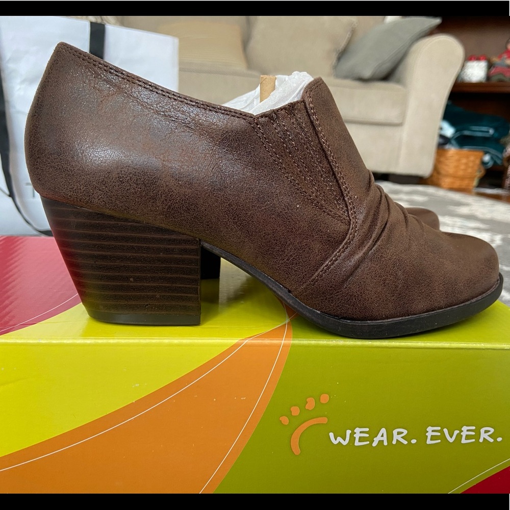 Dark Brown Ankle Boots - Brand New